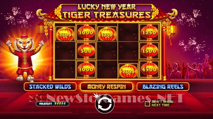 Cara bermain slot Lucky New Year Tiger Treasures efektif